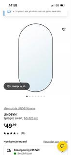 Lindbyn spiegel IKEA - Zo goed als nieuw!, Huis en Inrichting, Woonaccessoires | Spiegels, Ophalen, 100 tot 150 cm, Zo goed als nieuw