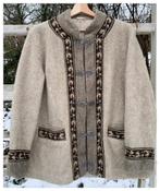 Vintage Noors wollen folklore vest Evebøfoss, maat S/M., Kleding | Dames, Jassen | Winter, Ophalen of Verzenden, Gedragen, Maat 38/40 (M)