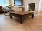 Karakteristieke houten Salontafel, Ophalen, Gebruikt, 50 tot 100 cm, Vierkant