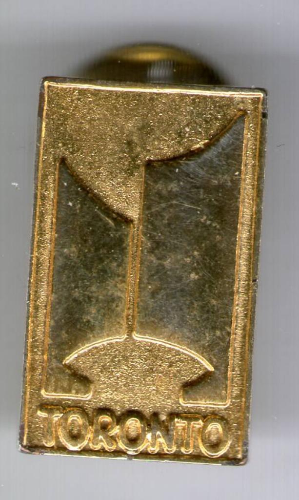 Toronto koper PIN ( BLAD4_449 ), Verzamelen, Speldjes, Pins en Buttons, Zo goed als nieuw, Speldje of Pin, Stad of Land, Verzenden