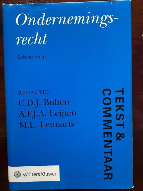 ondernemingsrecht tekst commentaar Achtste druk, Boeken, Studieboeken en Cursussen, Nieuw, WO, Gamma, Ophalen of Verzenden