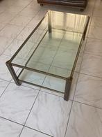 Exclusive glastafel in goede conditie., Minder dan 50 cm, Glas, Rechthoekig, Ophalen of Verzenden