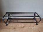 Metalen antraciet schoenenrek donkergrijs, Ophalen of Verzenden, Zo goed als nieuw