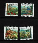 Zweden michel 2412-2415 gestempeld, Verzenden, Zweden, Gestempeld