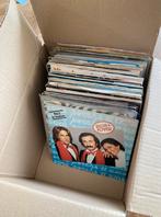 Doos vinyl singles Frans Italiaans Spaans Duits, Gebruikt, 7 inch, Single, Ophalen of Verzenden