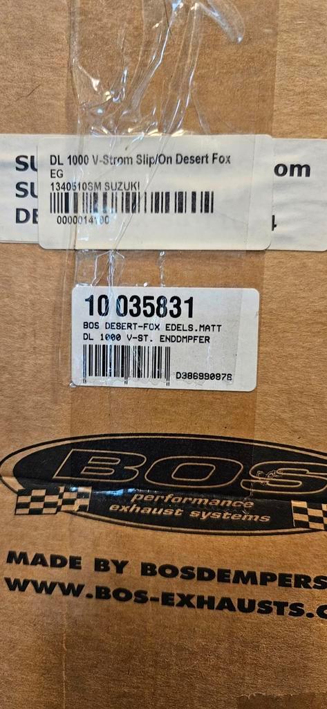 Bos Uitlaatdemper V-Strom DL 1000 (2014-2019), Motoren, Onderdelen | Suzuki, Ophalen