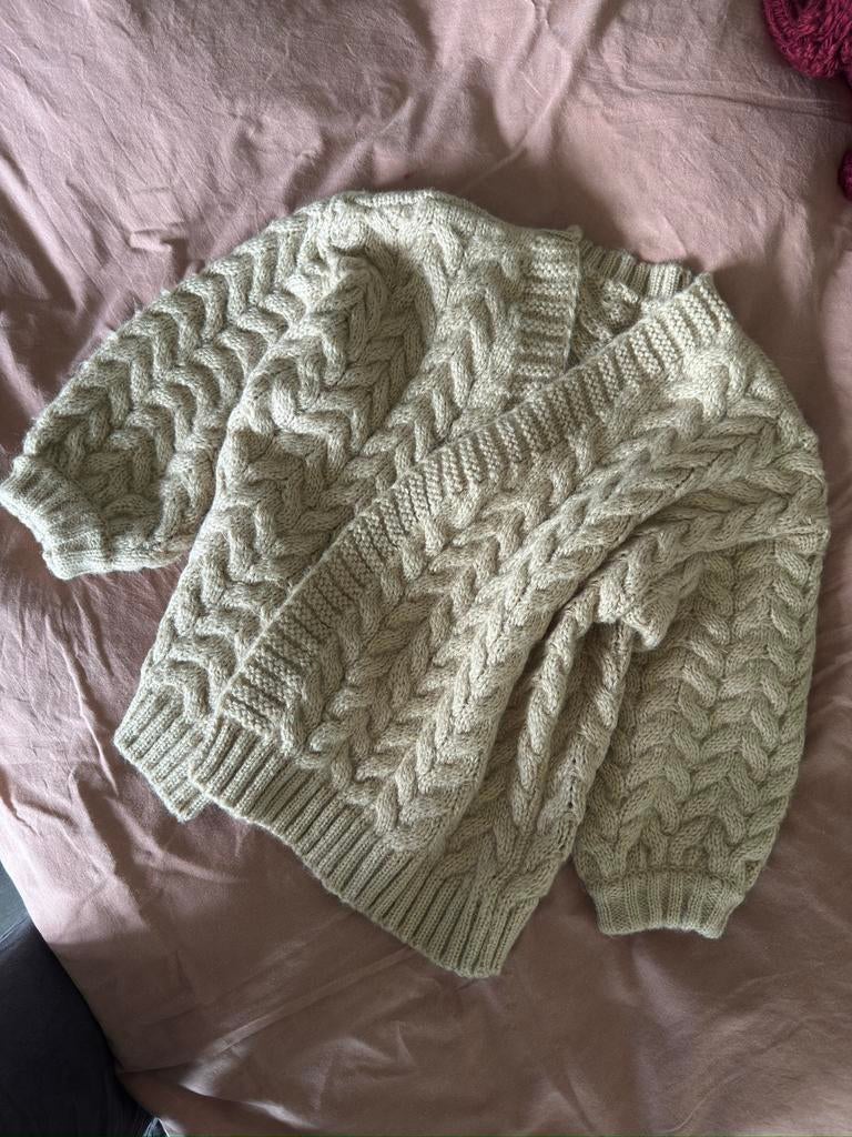 Beige vest met gevlochten patroon van Chicwish, maat S, Verzenden, Zo goed als nieuw, Maat 36 (S), Beige