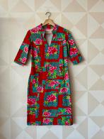 Lien & Giel jurk bloem rood blauw M/38 zgan, Kleding | Dames, Jurken, Maat 38/40 (M), Ophalen of Verzenden, Zo goed als nieuw