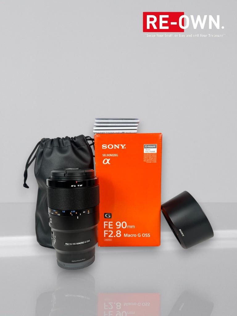 Sony FE 90mm f/2.8 Macro G OSS (nette staat + garantie), Audio, Tv en Foto, Fotografie | Lenzen en Objectieven, ., Ophalen of Verzenden