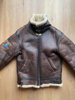 Airdrop B3 Shearling Leather Bomber Jacket Size 40(EU 50-52), Maat 52/54 (L), Bruin, Ophalen of Verzenden, Zo goed als nieuw
