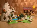 Playmobil Berghut compleet met doos (zgan), Ophalen of Verzenden, Zo goed als nieuw, Complete set