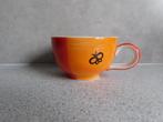 Tea Cup Fine Ceramics Handpainted Vlinder Oranje Cha Cult, Keramiek, Ophalen of Verzenden, Zo goed als nieuw, Overige stijlen