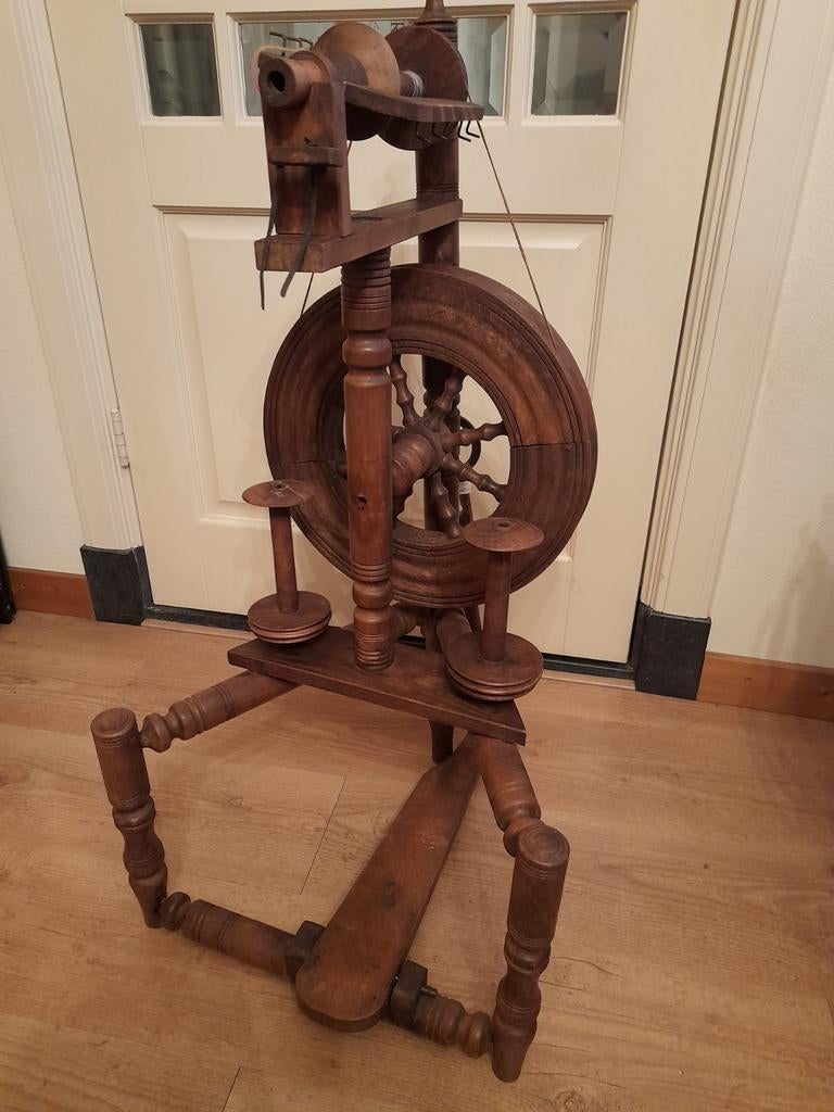 Spinnewiel oud, Ophalen of Verzenden