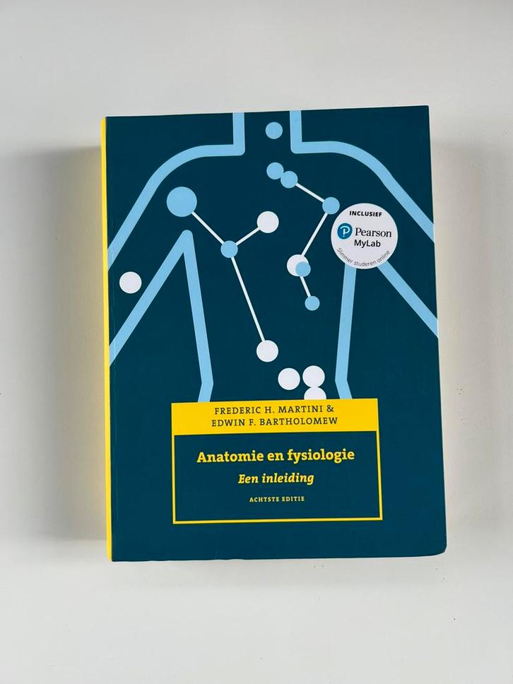 Anatomie en fysiologie, 8e editie met MyLab NL, Boeken, Schoolboeken, Zo goed als nieuw, Nederlands, Overige niveaus, Ophalen of Verzenden