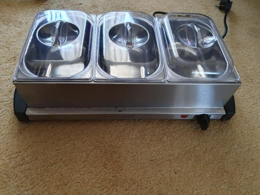 Warmhoud bakjes, Ophalen, Zo goed als nieuw, Rvs, Overige typen