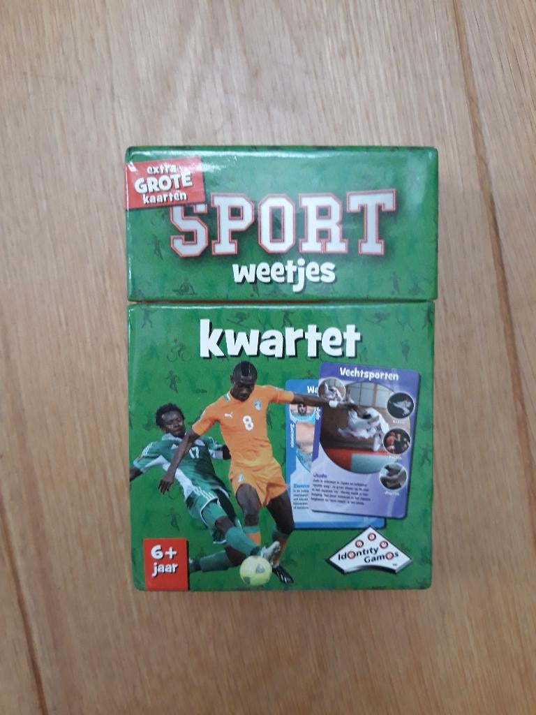 Weetjes kwartet SPORT, Verzamelen, Ophalen of Verzenden, Zo goed als nieuw, Kwartet(ten)