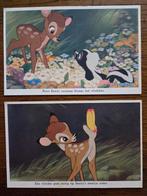 2 Ansichtkaarten van Bambi, Antiek en Kunst, Ophalen of Verzenden