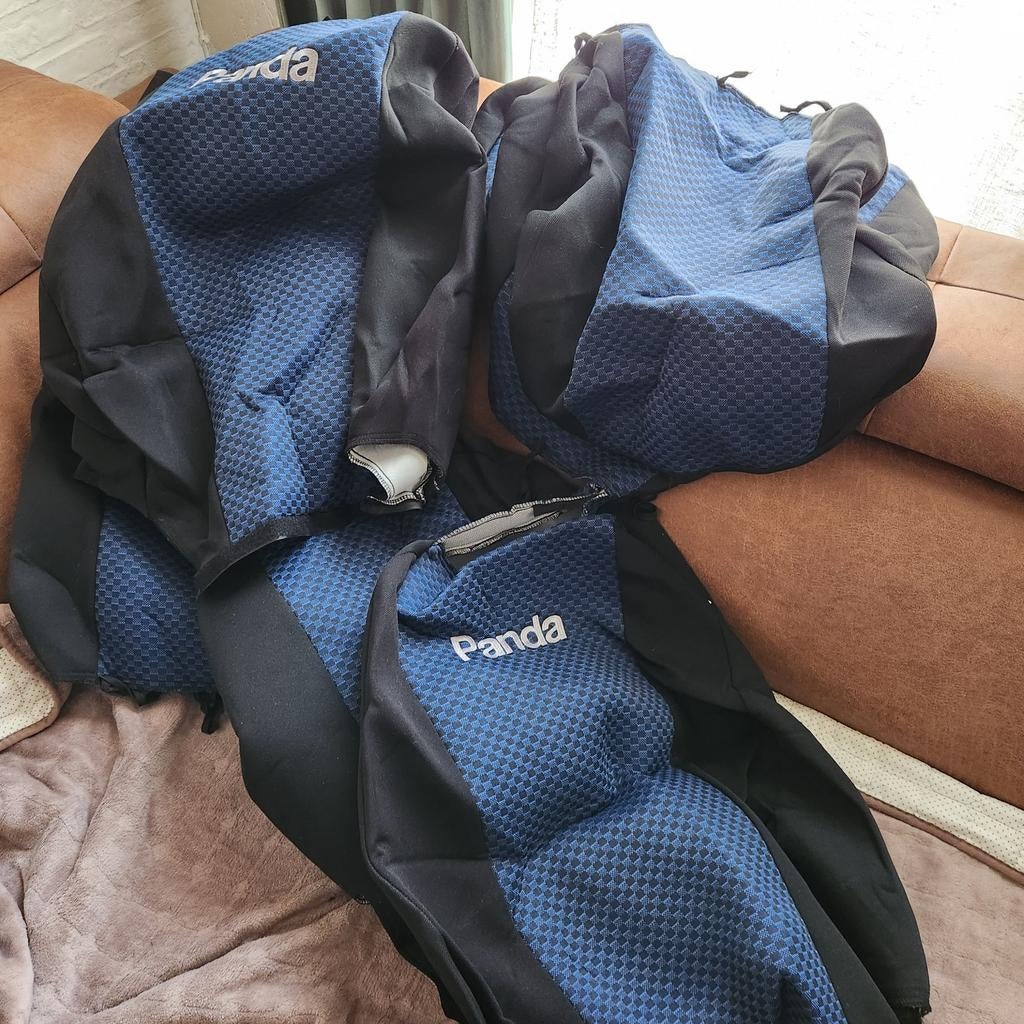 Fiat Panda Stoelhoezen - Blauw/Zwart Set, Ophalen, Nieuw, Fiat