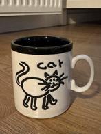 Beker met kat en appel - cat / apple, Overige typen, Ophalen of Verzenden, Zo goed als nieuw, Overige stijlen