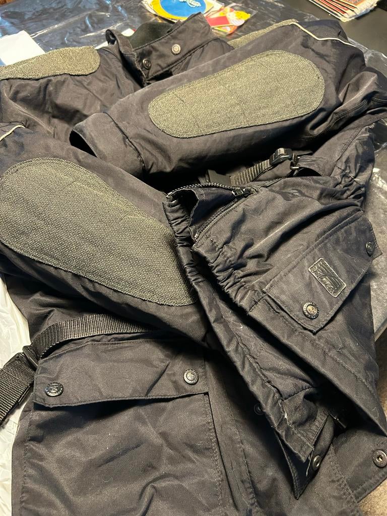Motorjas Mille Miglia en motorbroek Bullson zwart, Ophalen of Verzenden, Tweedehands, Heren, Jas | textiel