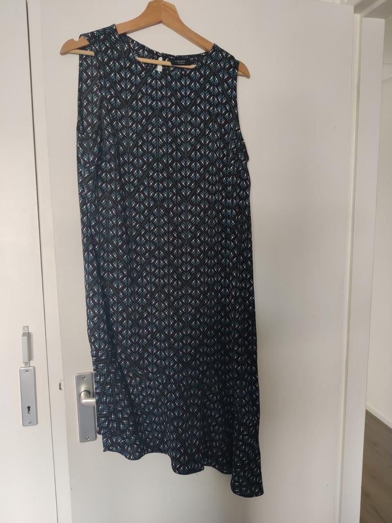 Yessica A-lijn jurk met print, maat 42/44 (L), Maat 42/44 (L), Ophalen of Verzenden, Zo goed als nieuw, Knielengte