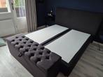 Boxspring Karlsson 180x200 met dekenkist, Gebruikt, Zwart, Tweepersoons, Ophalen of Verzenden
