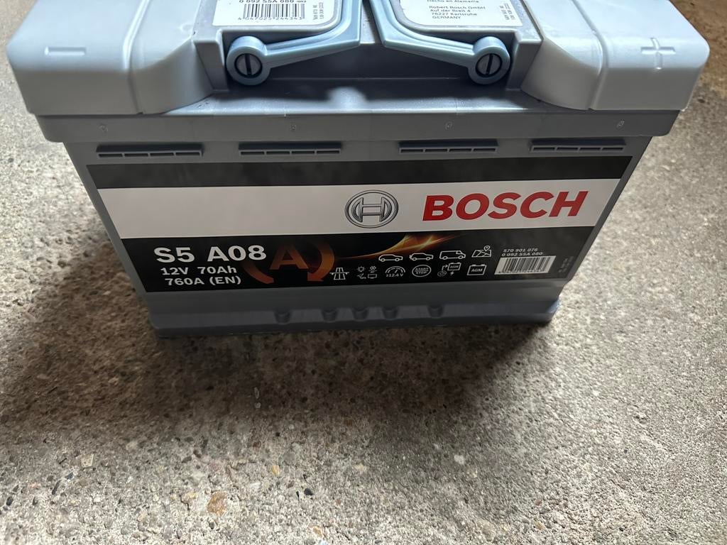 Nieuwe Bosch S5 A08 accu 12V 70Ah 760A, Auto-onderdelen, Accu's en Toebehoren, Ophalen, Gebruikt, Universele onderdelen