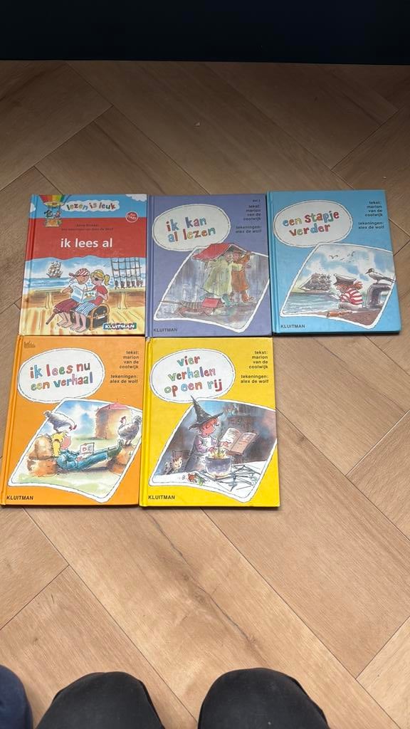 Kluitman Lezen is leuk: vijf boekjes, Boeken, Ophalen of Verzenden, Zo goed als nieuw