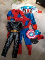 Verkleedpakken! Spiderman / Batman /Captain America/ 122/128, Ophalen of Verzenden, Gebruikt, 122 t/m 128, Jongen