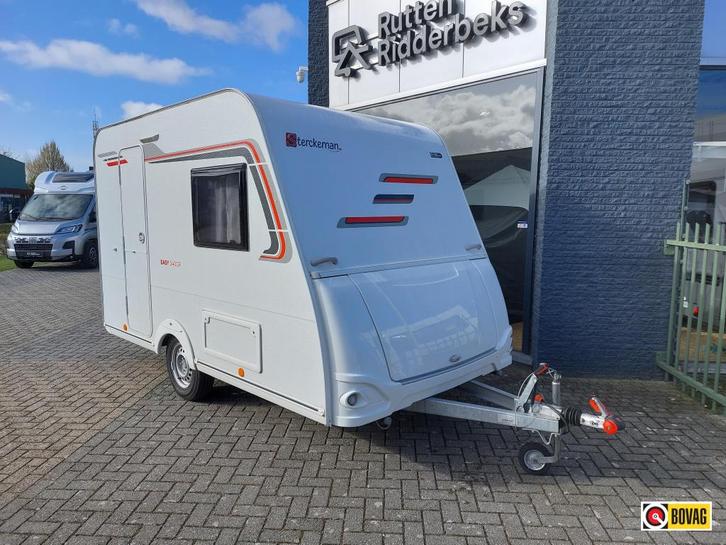 Sterckeman Easy 340 CP, Caravans en Kamperen, Caravans, Bedrijf, tot en met 3, Kleine zit, Sterckeman, Dwarsbed, Vast bed, Overige typen