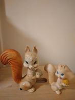 Vintage eekhoorn beeldjes set - decoratief en charmant, Ophalen of Verzenden