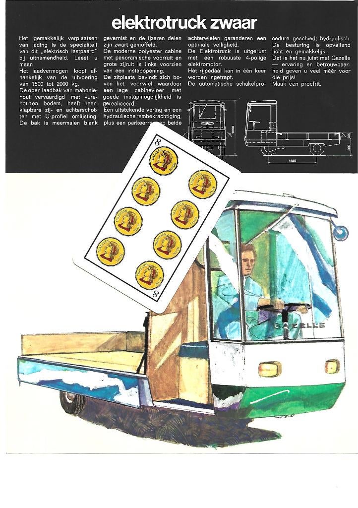 Gazelle elektro truck zwaar (A3539), Ophalen of Verzenden, Nieuw, Vrachtwagen