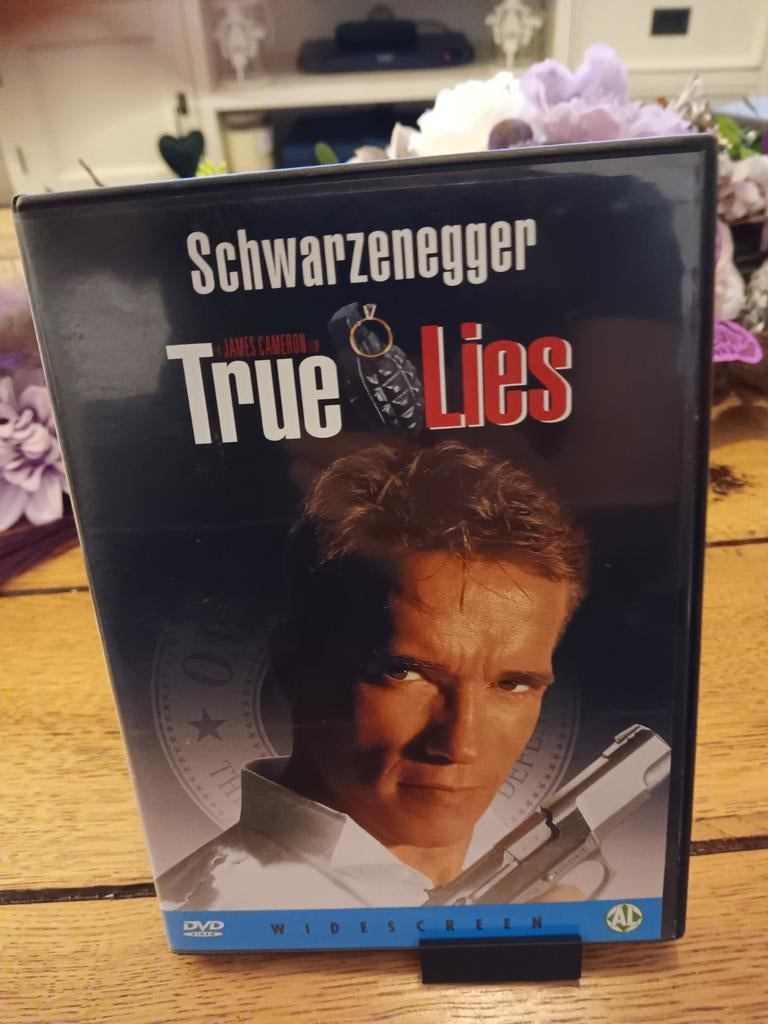 True Lies DVD Schwarzenegger krasvrij, Ophalen of Verzenden