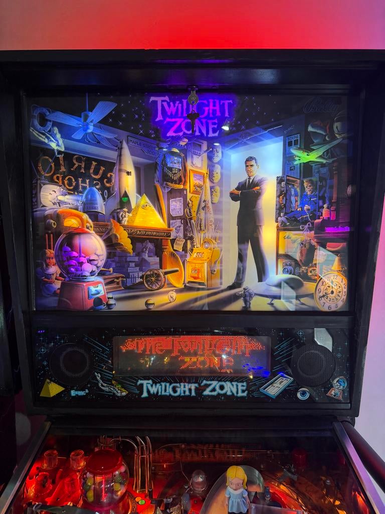 Twilight Zone Flipperkast - Volledig LED & Mods, Verzamelen, Ophalen, Elektronisch, Bally, Zo goed als nieuw