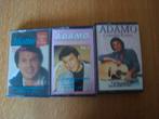 3 cassettebandjes van adamo, Cd's en Dvd's, 2 t/m 25 bandjes, Overige genres, Ophalen of Verzenden, Zo goed als nieuw