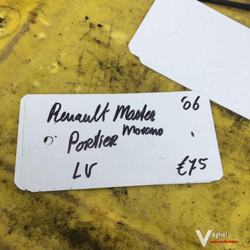 Renault master Opel Movano 2006 Portier Linksvoor
