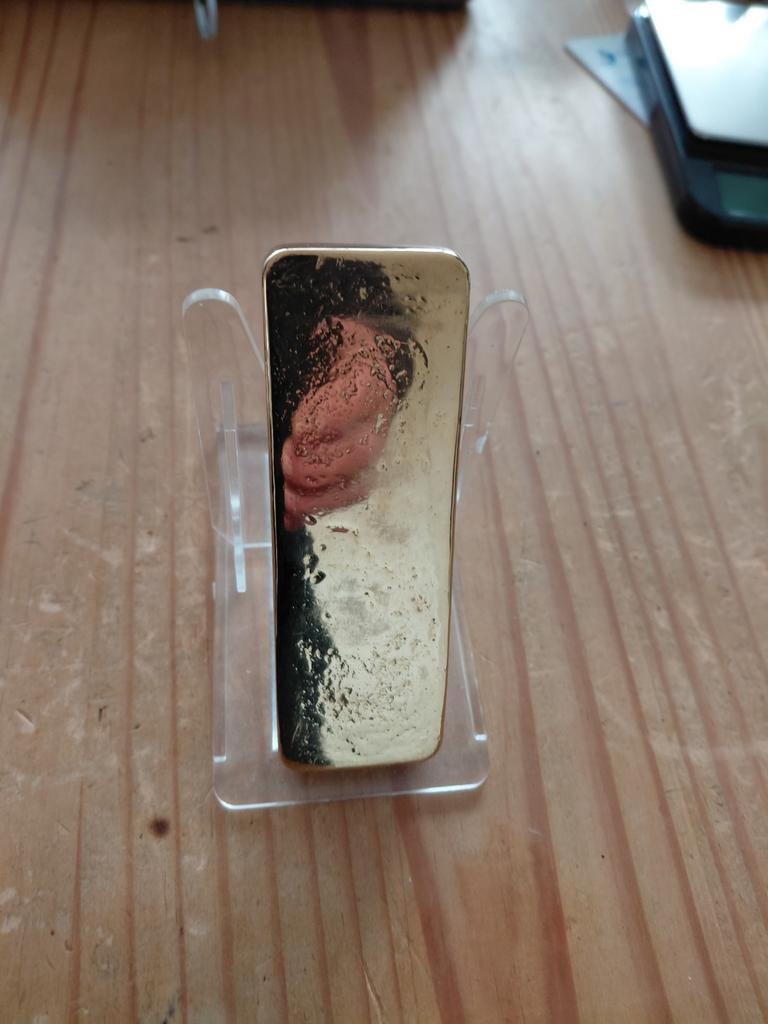 Mooie  mirror finish  gepolijste  cpu baar., Ophalen of Verzenden, Goud