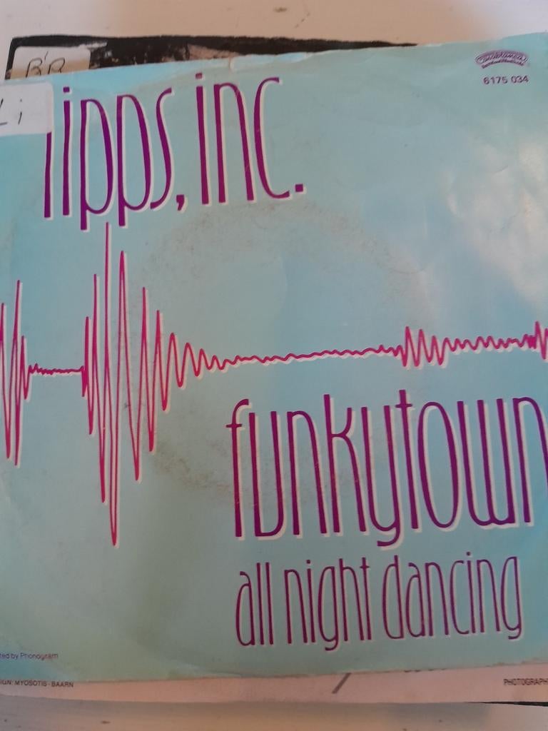 Lipps inc 7 inch funkytown, Cd's en Dvd's, Vinyl Singles, Ophalen of Verzenden, Zo goed als nieuw, Pop