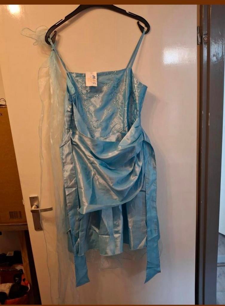 Nieuw blauwe galajurk maat 46, Ophalen of Verzenden, Nieuw, Maat 46/48 (XL) of groter, Blauw