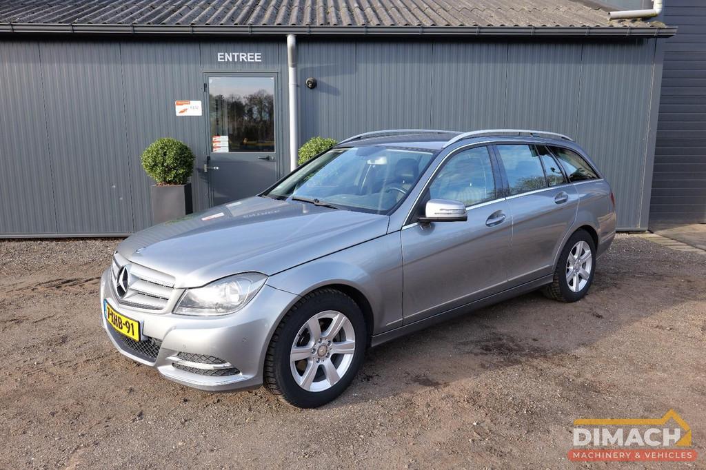 Mercedes-Benz C 180 1.6L benzine - automaat - station wagen, Auto's, Automaat, Euro 5, Gebruikt, Zwart