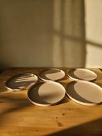 5 beige kaarsenplateaus van Xenos, Ophalen of Verzenden, Zo goed als nieuw