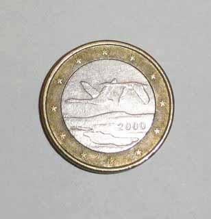 Munt 1 Euro Finland, Ophalen of Verzenden, Finland, 2 euro, Losse munt