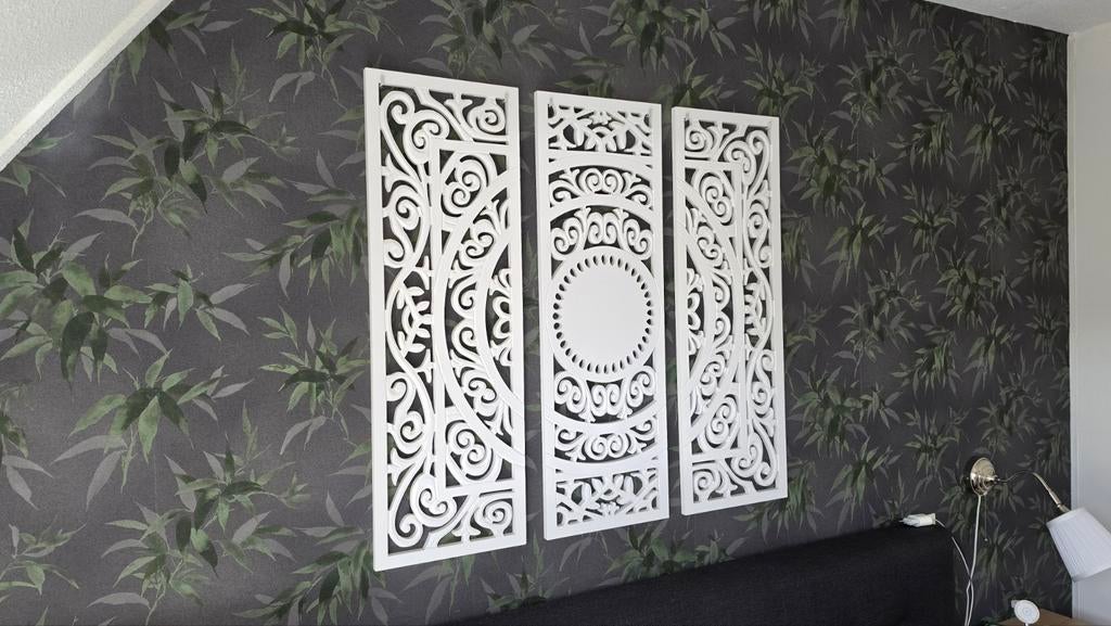 Wanddecoratie wit landelijk, Huis en Inrichting, Woonaccessoires | Wanddecoraties, Ophalen, Hout, Zo goed als nieuw, Wandbord of Wandpaneel