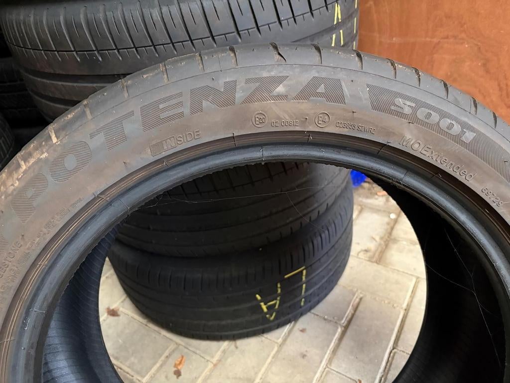 4 Bridgestone Potenza tubeless S001 245 45R19 102Y Zomerband, Auto-onderdelen, Banden en Velgen, Band(en), Personenwagen, Zomerbanden