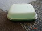 Tupperware doos vierkant groen 20X20, Ophalen of Verzenden, Zo goed als nieuw, Groen, Schaal