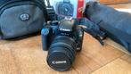 Canon EOS 1000D, met tas, oplader & statief, Spiegelreflex, Canon, 10 Megapixel, Ophalen of Verzenden