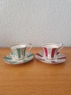 Rheinpfalz Hartporzellan kopjes en schoteltjes, Ophalen of Verzenden, Zo goed als nieuw, Porselein, Kop en/of schotel