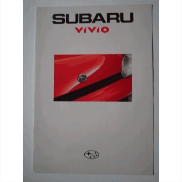 Subaru Vivio Brochure 1993 #2 Nederlands, Boeken, Ophalen of Verzenden, Gelezen, Overige merken