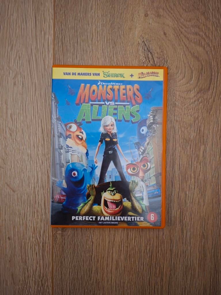 Te koop: Monsters vs Aliens (DVD), Cd's en Dvd's, Tekenfilm, Amerikaans, Ophalen of Verzenden, Zo goed als nieuw