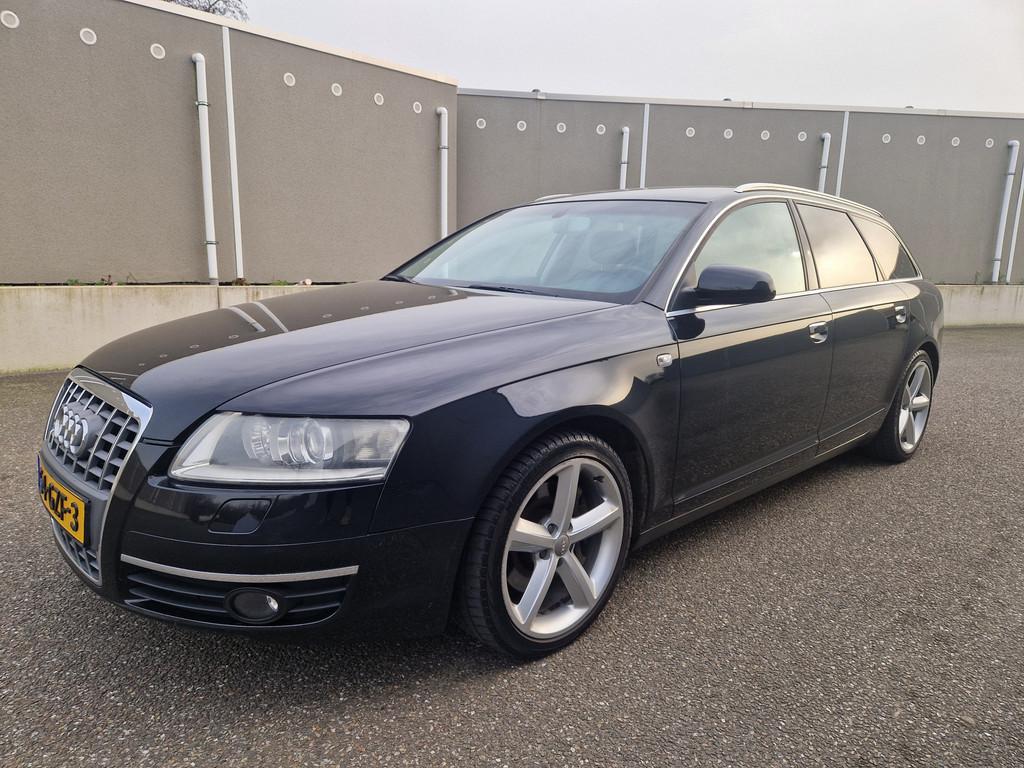 Audi A6 Avant 2.8 FSI Pro Line Business (bj 2008, automaat), Auto's, Gebruikt, 2773 cc, Zwart, 209 pk